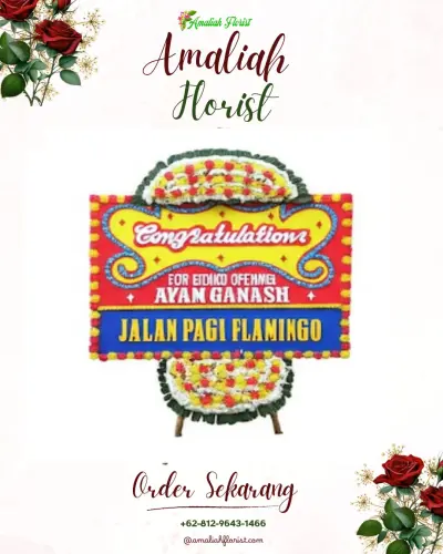 Bunga Papan Congratulation di Pohsanten